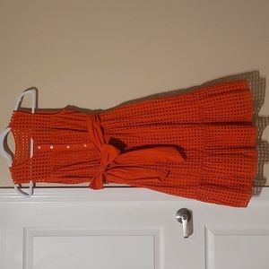 J. Crew eyelet dress 100% cotton